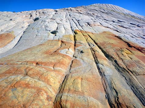 Edge of a yellow patch: Yellow Rock, Grand Staircase-Escalante National Monument, Utah