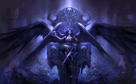 Pictures Swords Skulls Gothic Fantasy Throne Fantasy young 1920x1200