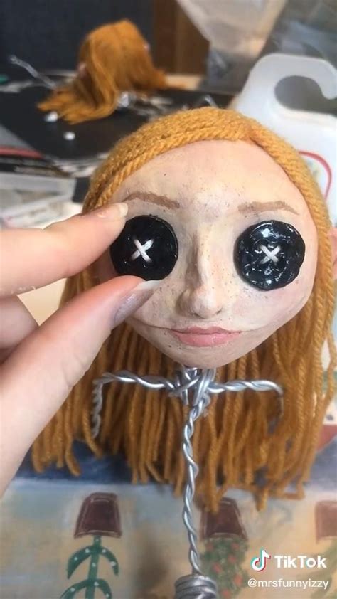 Coraline [Video] | Coraline doll, Diy clay crafts, Clay art projects