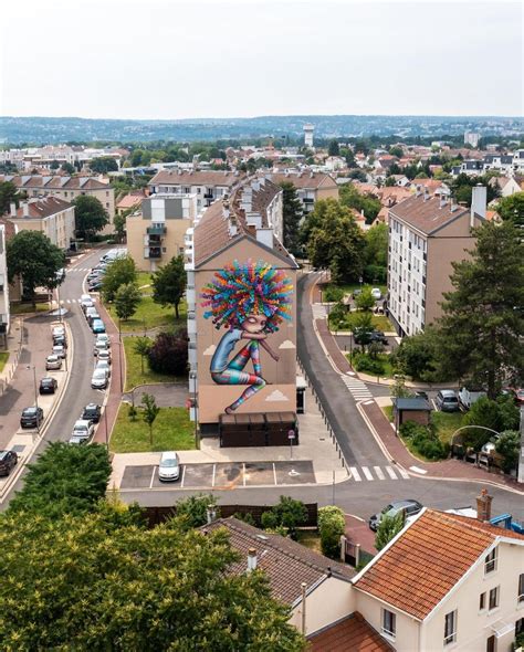 Mural by Vinie in Chatou, France | STREET ART UTOPIA