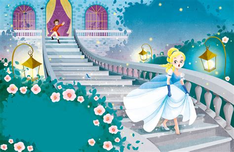 Cinderella Stairs Background