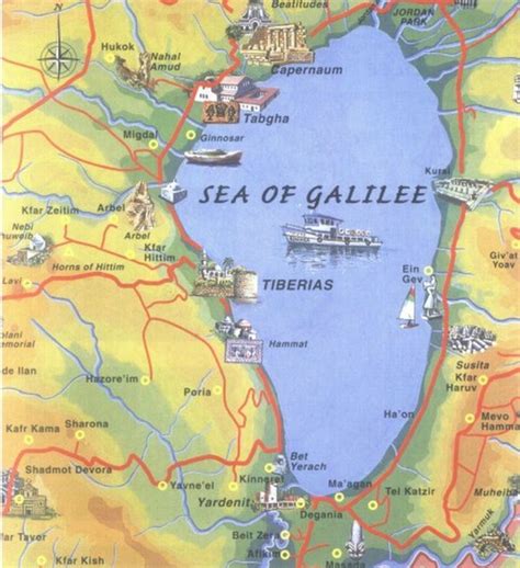 Maps of Sea of Galilee | Sea of galilee, Map, Jerusalem israel