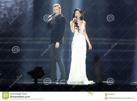 Koit Toome & Laura from Estonia Eurovision 2017 Editorial Photography ...