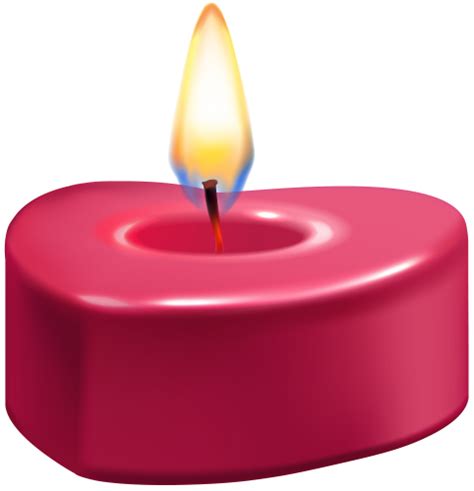 Heart Candle PNG Clip Art - Best WEB Clipart | Candles, Heart candle, Clip art