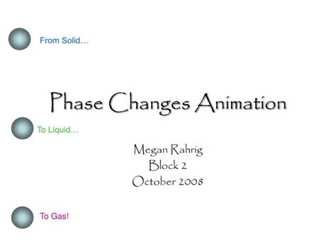 PPT - Phase Changes Animation PowerPoint Presentation, free download ...