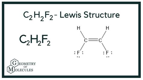 C2H2F2- Lewis Structure: How to Draw the Lewis Structure for C2H2F2 (1 ...