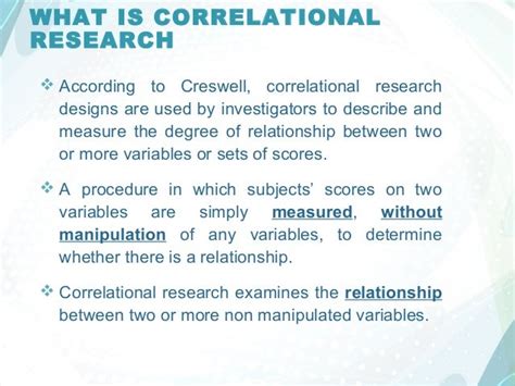 Evaluation Of A Quantitative Correlational Research Design | www.informationsecuritysummit.org