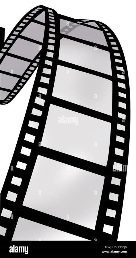 Swirl of Film Reel Stock Photo - Alamy