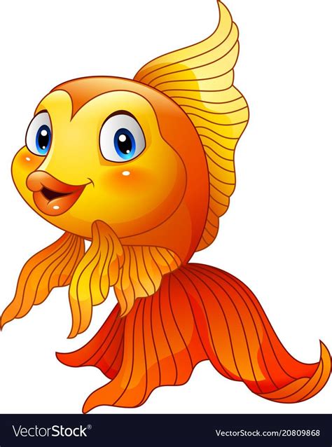 √ Cute Gold Fish Cartoon Images | Fischlexikon