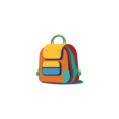 School Bag Vector. 24847322 Vector Art at Vecteezy