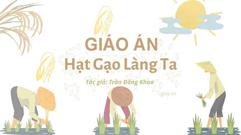 Giáo án: Hạt gạo làng ta