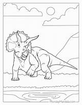 20 Triceratops Coloring Pages Free PDF Printables sketch template
