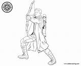 Hawkeye Avengers Coloring Pages  sketch template