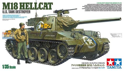 TAM35376 1:35 Tamiya M18 Hellcat US Tank Destroyer - Sprue Brothers ...