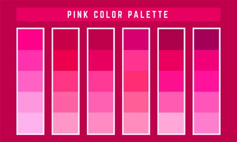 Pink Vector Color Palette 2292852 Vector Art at Vecteezy