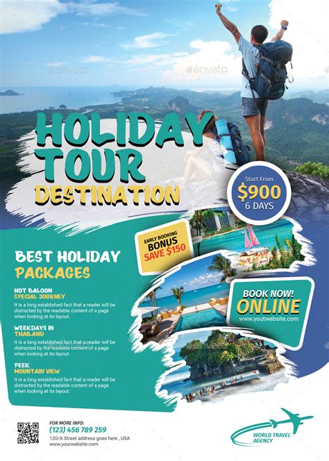 Travel Flyer, Print Templates | GraphicRiver