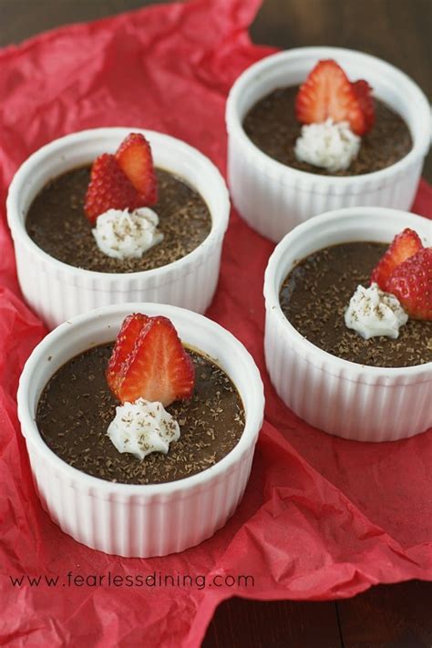 Creamy Dark Chocolate Custard Recipe - Fearless Dining