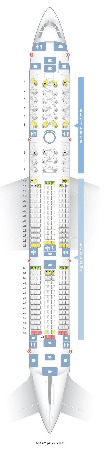 Seat Map Qatar Airways Airbus A350 Asiana Airlines Air Transat Airbus ...