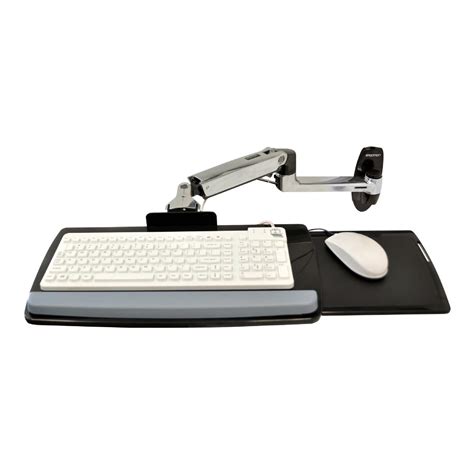 Ergotron LX Wall Mount Keyboard Arm - keyboard/mouse arm mount tray | Grand & Toy