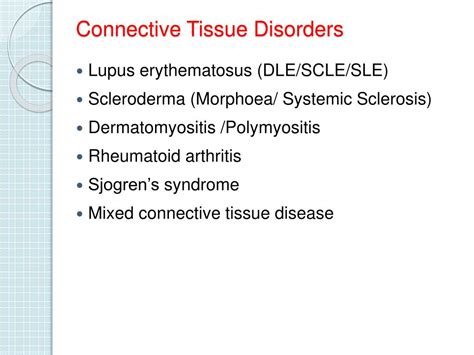 PPT - Connective Tissue Disorders PowerPoint Presentation, free ...