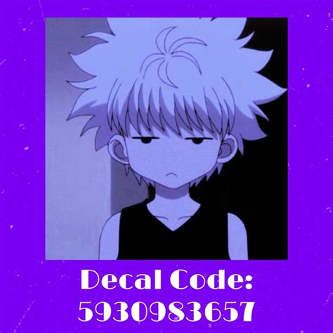 Anime Roblox Decal Id Killua And Gon Decal In 2021 Anime Decals | Images and Photos finder