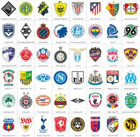 SOCCER: Europa League crests 2012-13 infographic