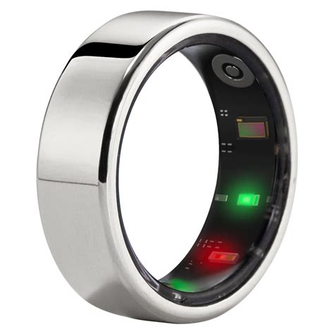 Smart Ring Health Tracker, Fitness Sleep Heart Rate Blood Oxygen Tracker Smart Ring, Water ...