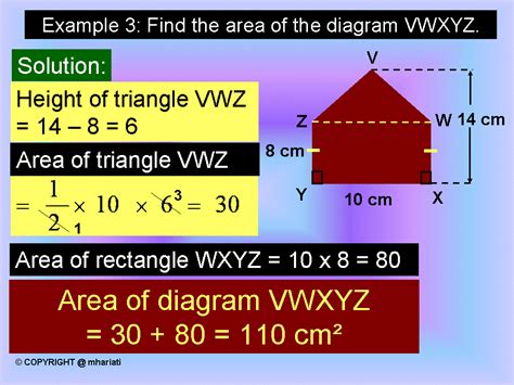 TIP BELAJAR MATEMATIK (TIPS FOR LEARNING MATHEMATICS): AREA OF COMBINED SHAPES