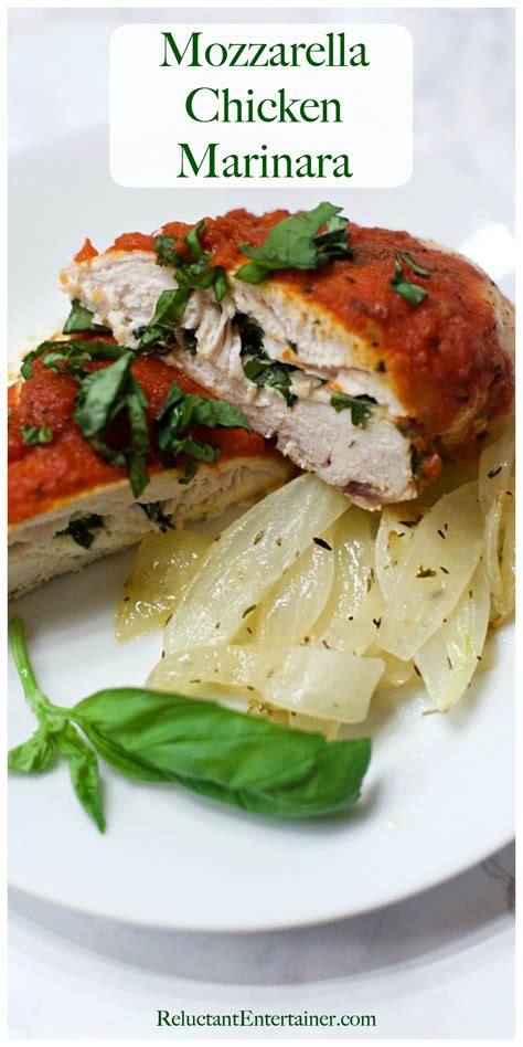 Mozzarella Chicken Marinara Recipe - Reluctant Entertainer