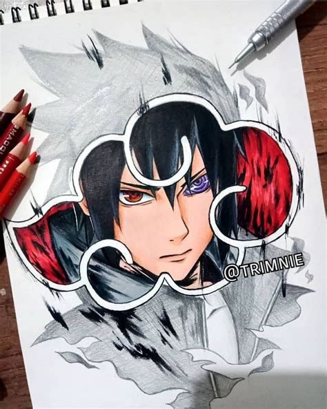 Sasuke Uchiha Art | Naruto sketch, Naruto art, Sasuke drawing