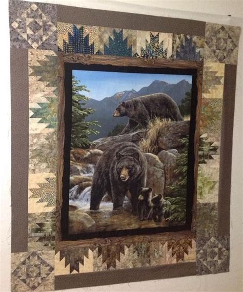 libetee.shop | Wildlife quilts, Landscape quilts, Fabric panel quilts