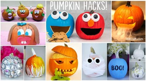 Halloween Pumpkin Decorating Ideas for kids - K4 Craft