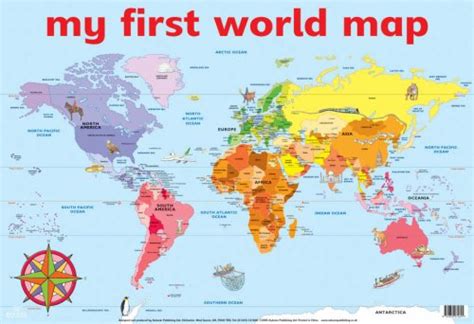 My First World Map Wall Chart (Wall Charts):Amazon.co.uk:Books