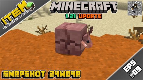 ITEM#09 | Armadillo Changes! Minecraft 1.21 Snapshot 24w04a - YouTube