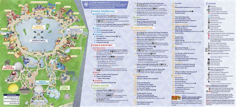 Epcot Maps (download before your trip!)