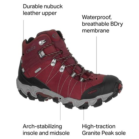 Oboz Bridger Mid B-Dry Hiking Boot - Women's | Backcountry.com