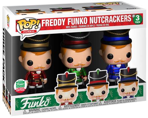 Funko POP Nutcracker Freddy Funko Exclusive Vinyl Figure 09 12 Days of Christmas - ToyWiz