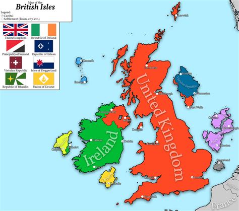 The British Isles if it had more islands in 2022 | Imaginary maps, Fantasy map generator, Europe map