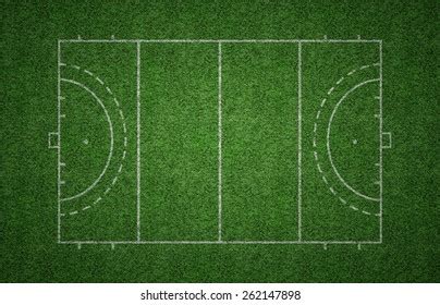 Green Grass Pitch Field Hockey White Stock Illustration 262147898 ...