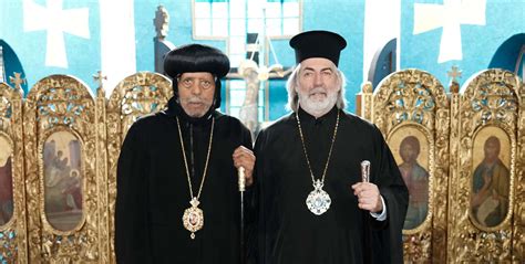 Meeting of Archbishop of Thyateira with Bishop Makarios of the Church ...