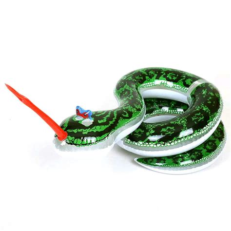 2016 Hot Sale Free Shipping New Large Inflatable Big Snake Market Toy For Children Tricky Toys ...