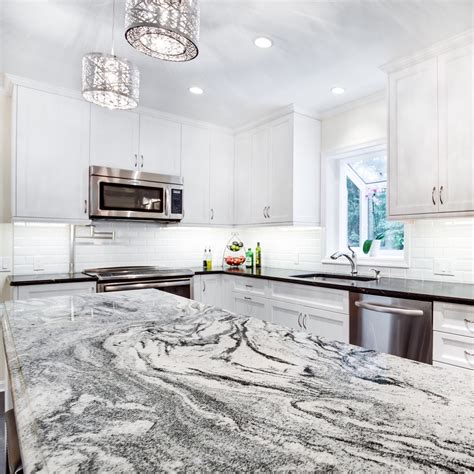 Kitchen & Bathroom Design Experts — This Silver Cloud granite kitchen ...