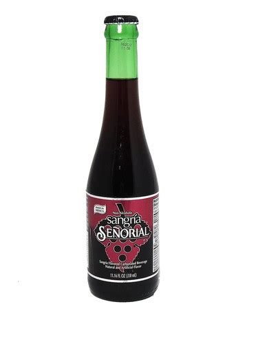 FRESH 6 Pk 12oz Senorial Sangria soda - Soda Emporium