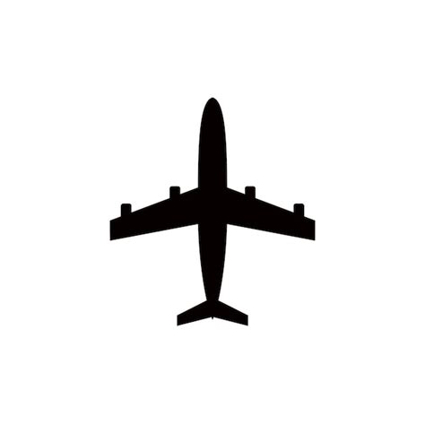 Premium Vector | Plane silhouette design vector