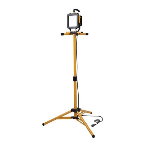 All-Pro 2500 Lumen LED Tripod Stand Work Light WL2540LST - The Home Depot