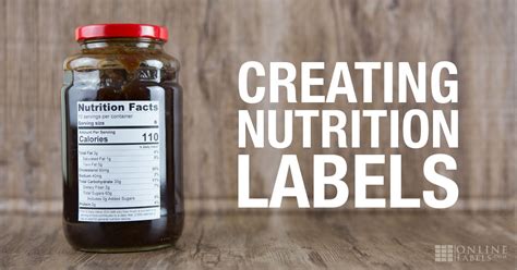 Horizontal Blank Nutrition Label Template Our free nutrition label ...