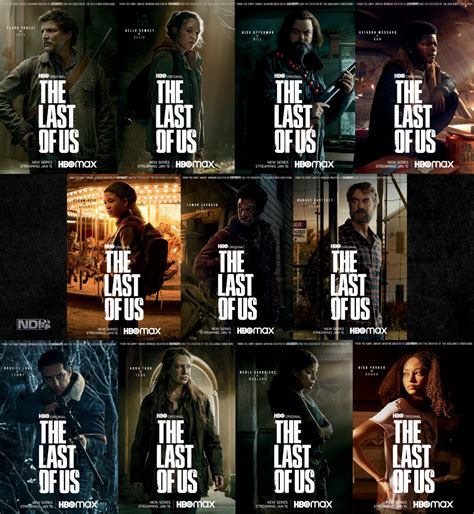 The Last of Us HBO Series Character Posters Released! - HIGH ON CINEMA