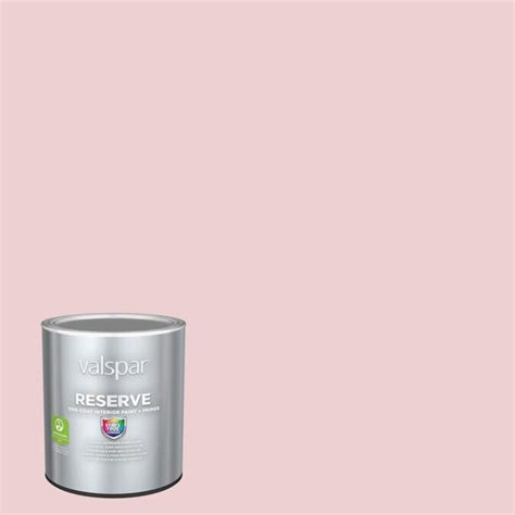 Valspar Reserve Flat Mad About Pink HGSW2037 Interior Paint Quart in ...