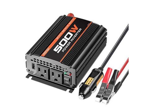 750W Car Power Inverter DC 12 V to 110V AC Dual AC Charging Port 2A USB ...