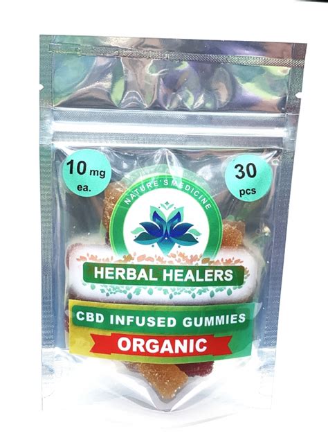 10mg Organic CBD Gummies Subscription | Herbal Healers